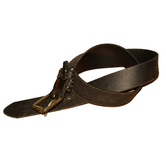 Vintage BUFFALO DAVID BITTON Black Leather Belt, Size M, CA17311 - Picture 5 of 9